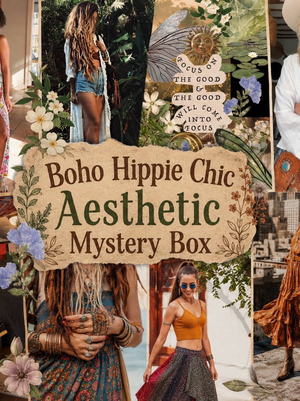 Boho Hippie Chic Aesthetic Mystery Box
